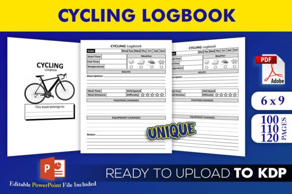 Cycling Logbook KDP Interior Template