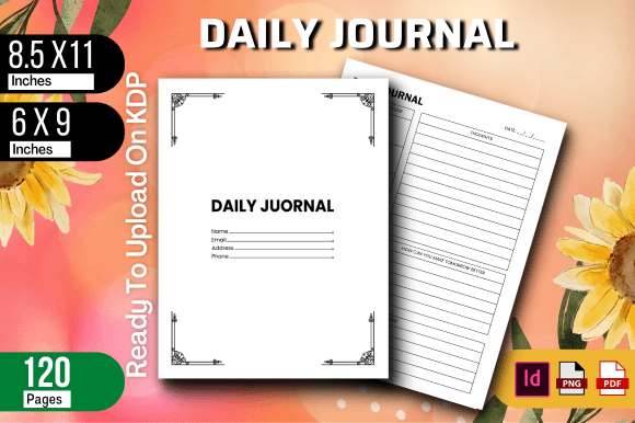 Daily Journal KDP Interior: A Ready-to-Upload Design for Your Next Project