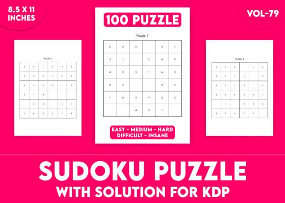 Designing the Perfect Puzzle Collection: A Deep Dive into Sudoku Puzzles for KDP Interior Vol-79