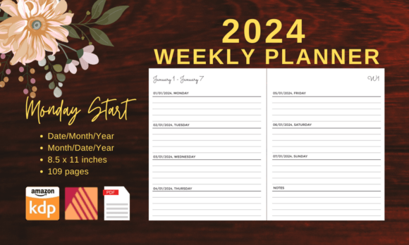 Master Your Schedule: A Complete Guide to the 2024 Weekly Planner Monday Start
