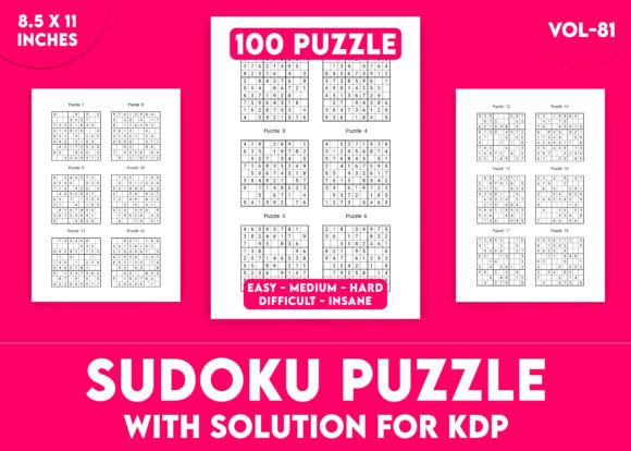 Sudoku Puzzles for KDP Interior Vol-81