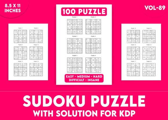 Sudoku Puzzles for KDP Interior Vol-89: A Thoughtful Collection for Puzzle Enthusiasts and Self-Publishers