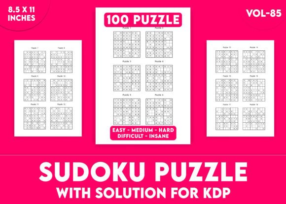 Sudoku Puzzles KDP Interior Vol-85