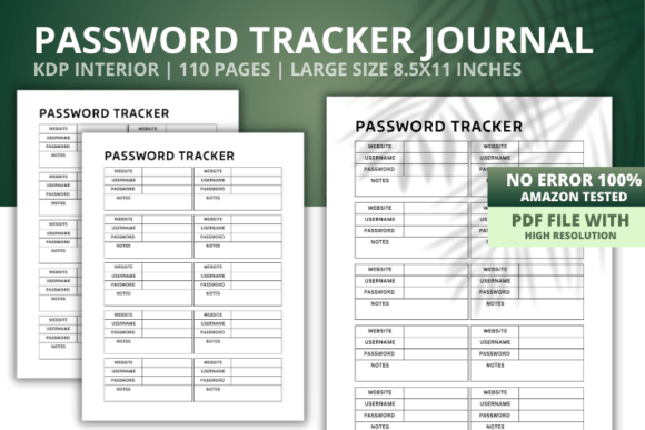 The Password Book Journal Interior: Your Offline Key to Online Security and Peace of Mind